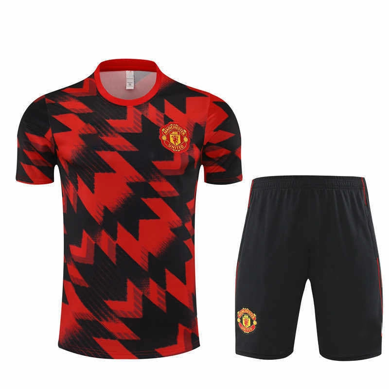 25-26 season Manchester United F.C. Training clothes suit Short sleeve - Fan version