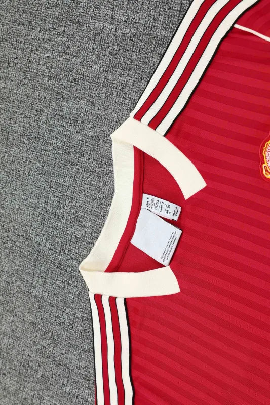 25-26 season Manchester United F.C. Training clothes suit Short sleeve - Fan version