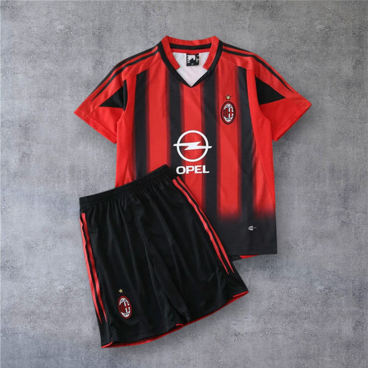 04-05 A.C. Milan home retro Kids kit