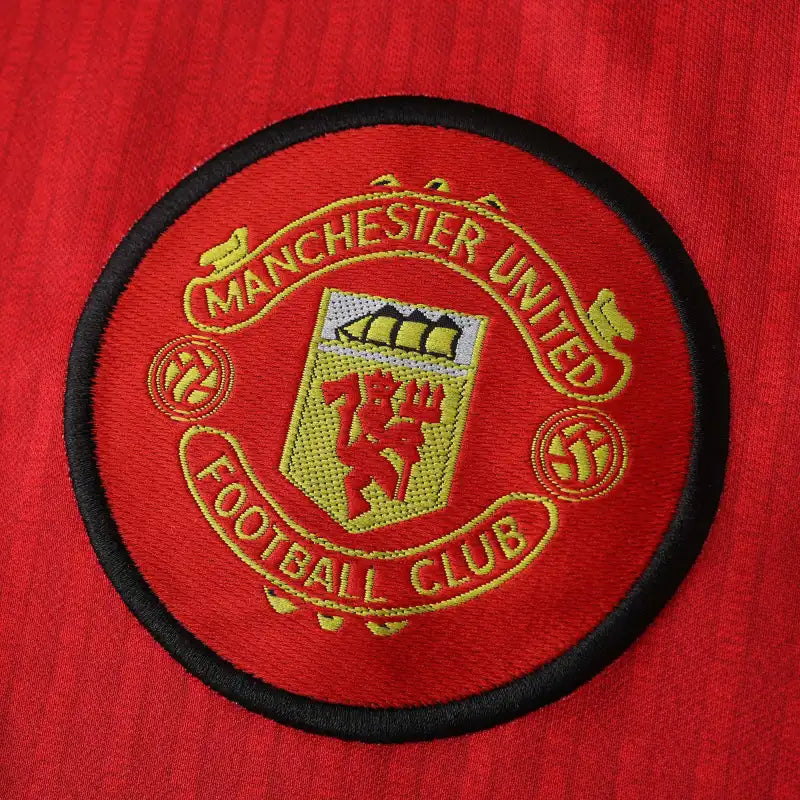 96-97 season Manchester United home Long sleeves Retro - Fan version