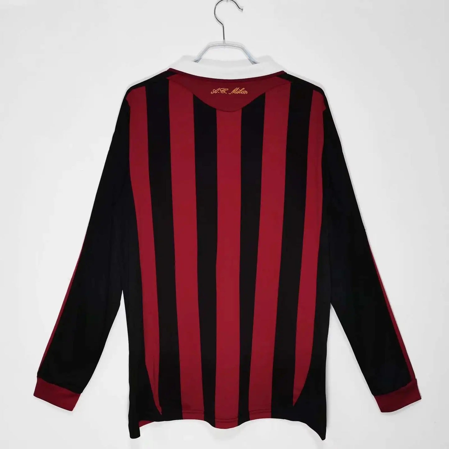 09-10 AC Milan home Long sleeved Retrò Fan version