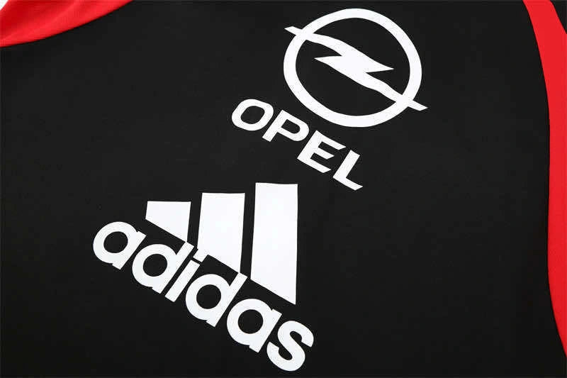 03-04 season A.C. Milan black Half pull training suit