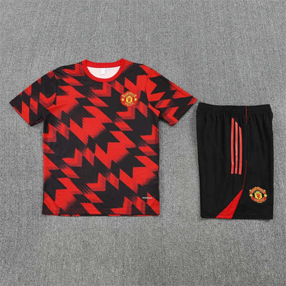 25-26 season Manchester United F.C. Training clothes suit Short sleeve - Fan version