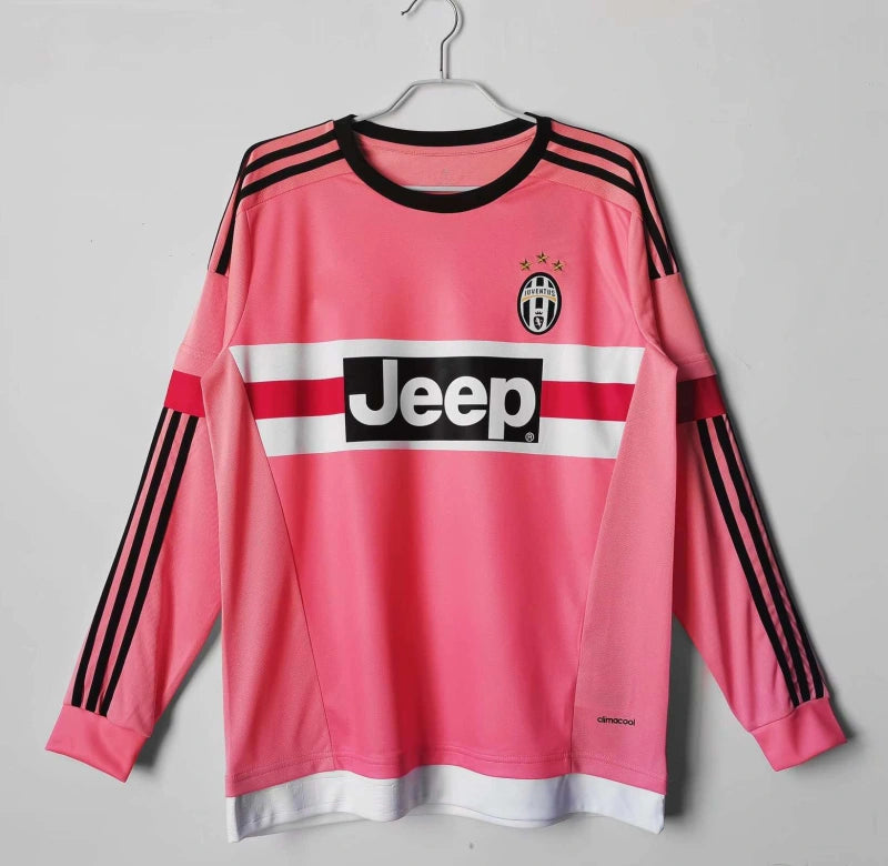 15-16 season Juventus away long seleeve Retro - Fan version