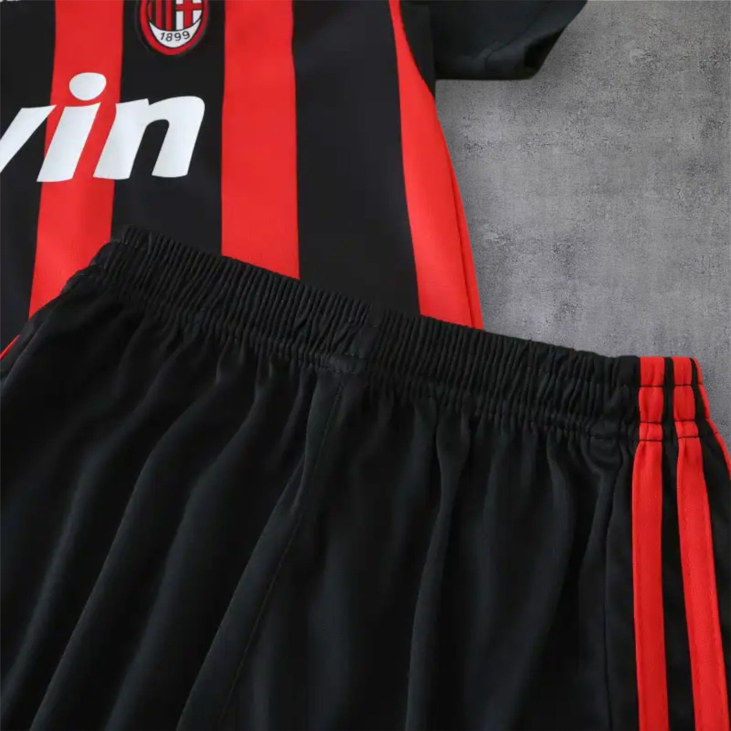 08-09 A.C. Milan home retro Kids kit