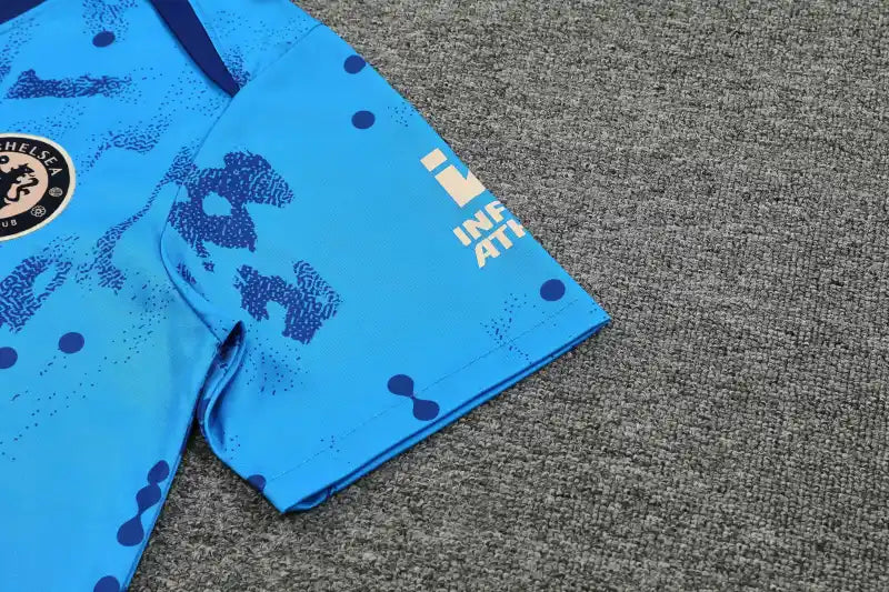 24-25 Chelsea F.C. Training clothes suit Short sleeve - Fan version