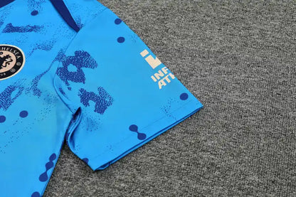 24-25 Chelsea F.C. Training clothes suit Short sleeve - Fan version