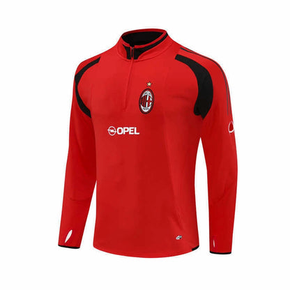 05-06 season A.C. Milan red Half pull training suit
