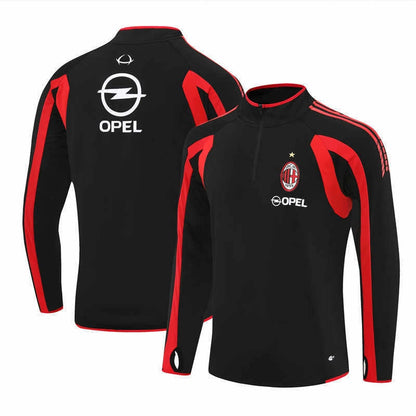 05-06 season A.C. Milan black Half pull training suit