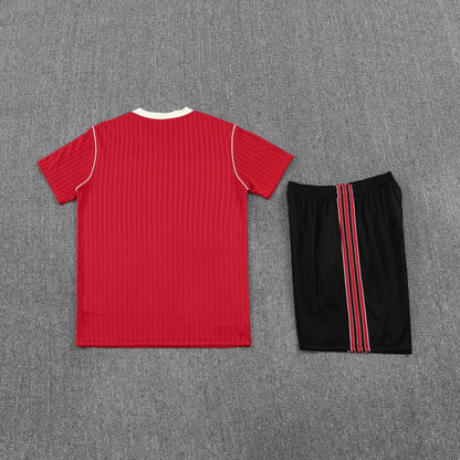 25-26 season Manchester United F.C. Training clothes suit Short sleeve - Fan version