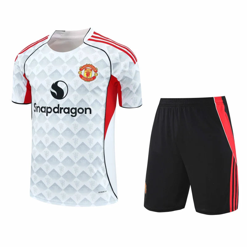 25-26 season Manchester United F.C. Training clothes suit Short sleeve - Fan version