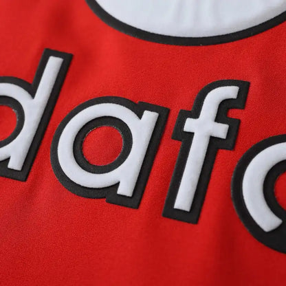 02-04 Manchester United Home Long sleeved Retro - Fan version