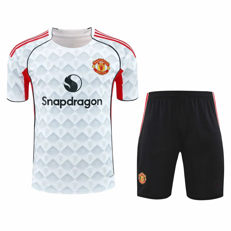 25-26 season Manchester United F.C. Training clothes suit Short sleeve - Fan version