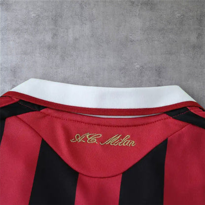 09-10 A.C. Milan home retro Kids kit