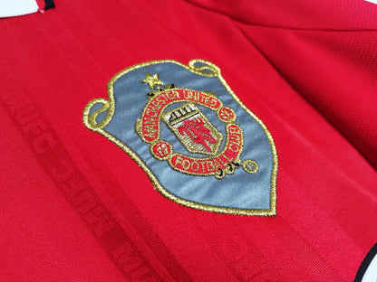 99-00 season Manchester United home long seleeve Retro - Fan version