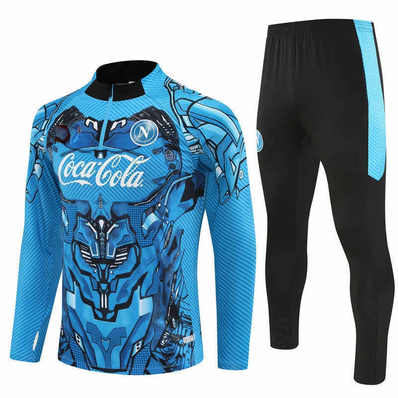 25-26 season S.S.C. Napoli Half zip training suit set