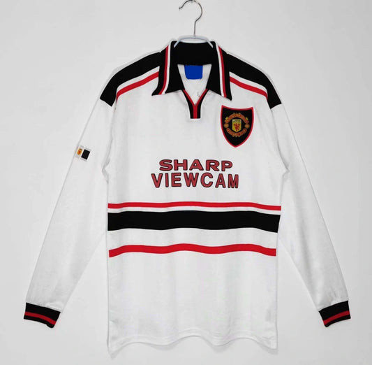 98-99 Manchester United away Long sleeve Retro - Fan version