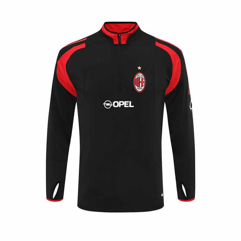 04-05 season A.C. Milan black Half pull training suit
