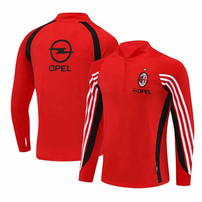 03-04 season A.C. Milan red Half pull training suit