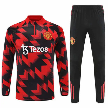25-26 season Manchester United F.C. - Half zip training suit set