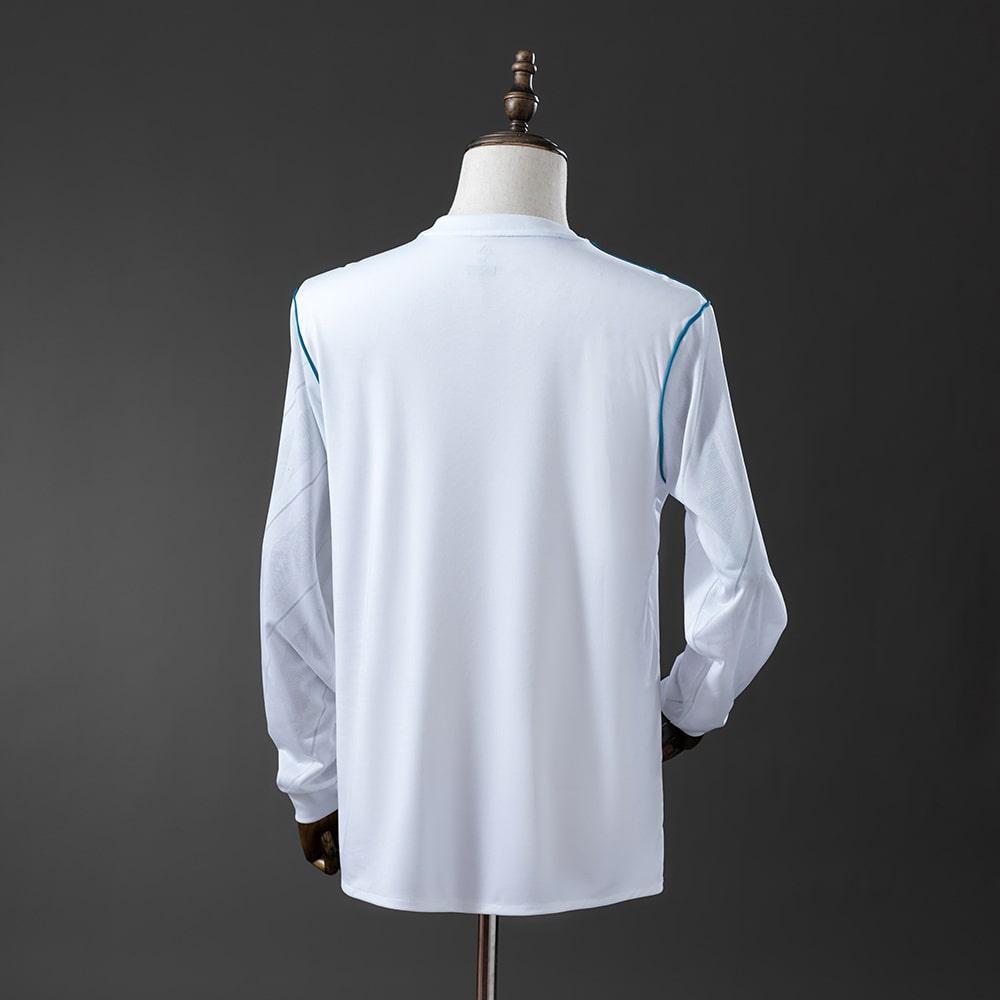 17-18 season Real Madrid Home retro Long sleeved - Fan version