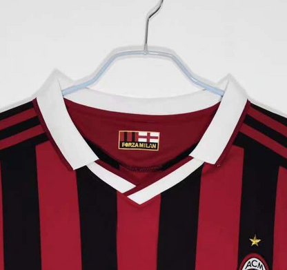 09-10 AC Milan home Long sleeved Retrò Fan version