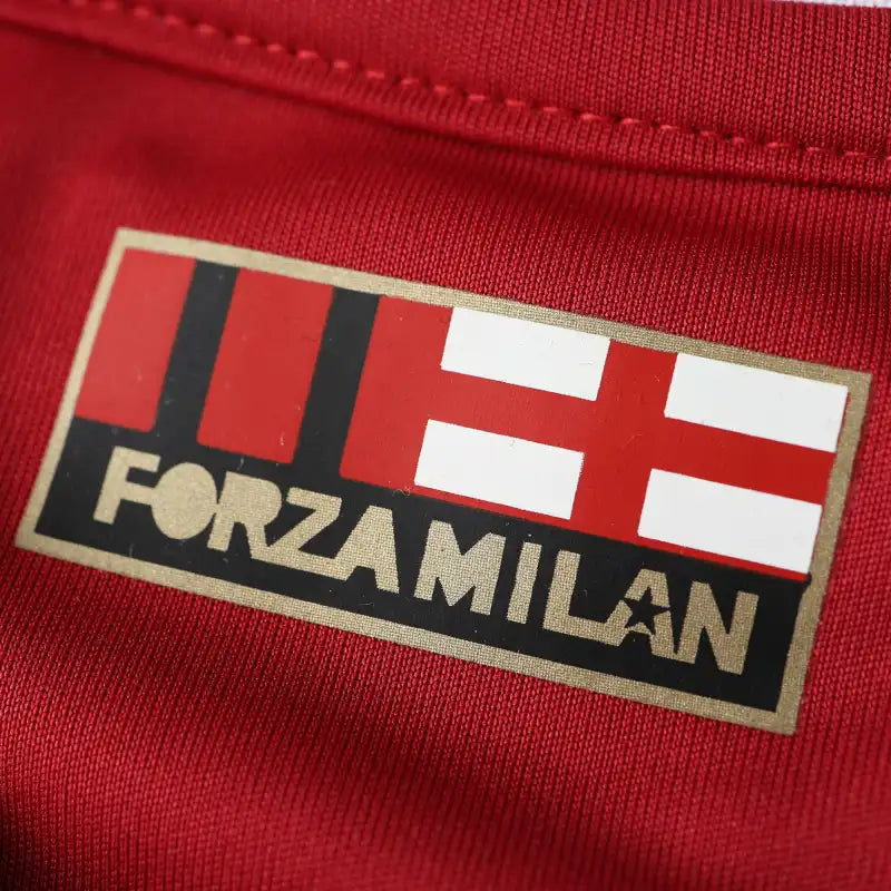 09-10 AC Milan home Long sleeved Retrò Fan version