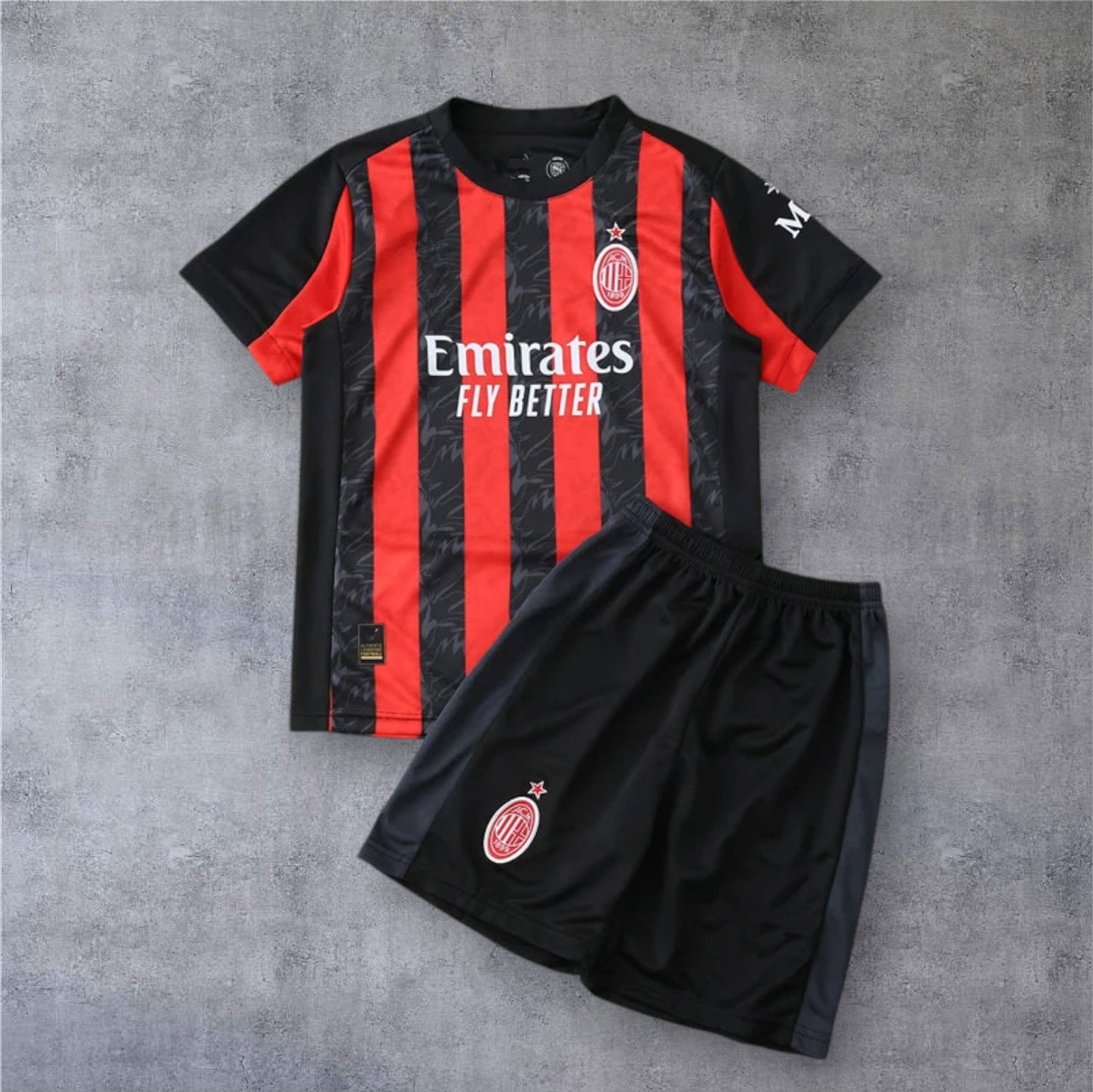 25-26 season A.C. Milan home Kids kit
