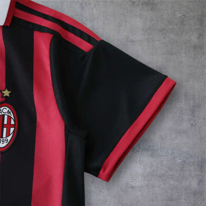09-10 A.C. Milan home retro Kids kit