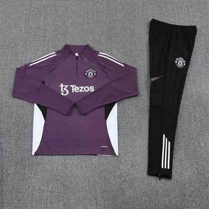 25-26 season Manchester United F.C. - Half zip training suit set