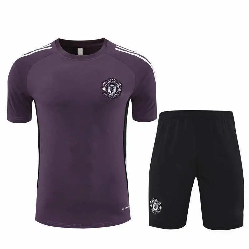 25-26 season Manchester United F.C. Training clothes suit Short sleeve - Fan version