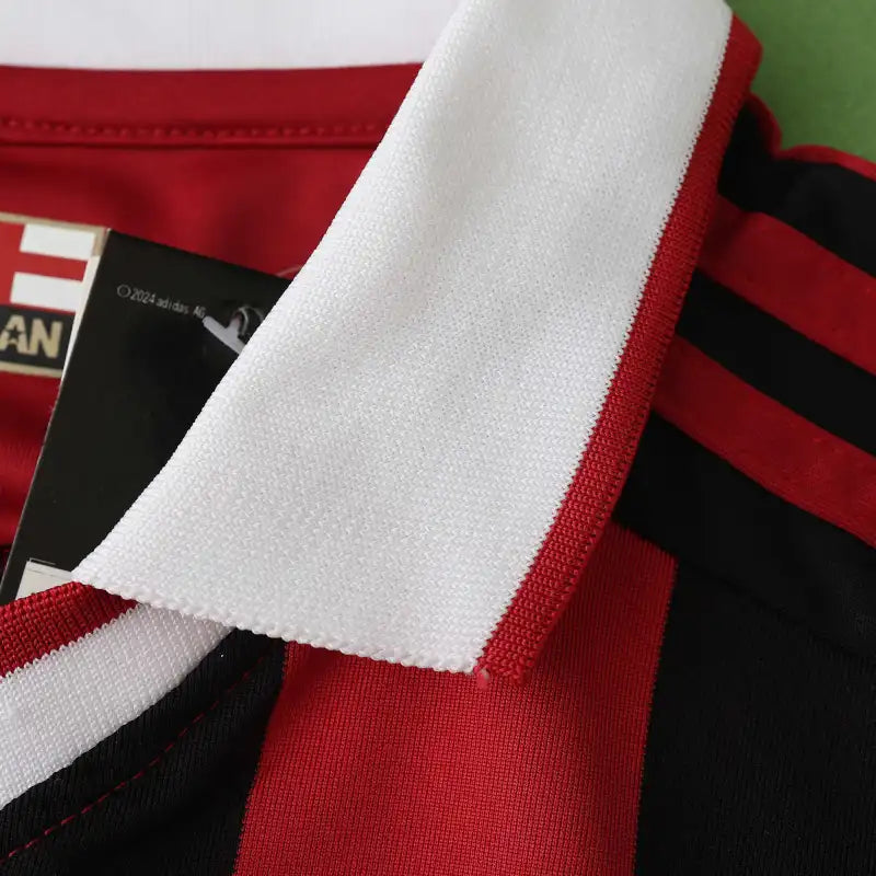 09-10 AC Milan home Long sleeved Retrò Fan version