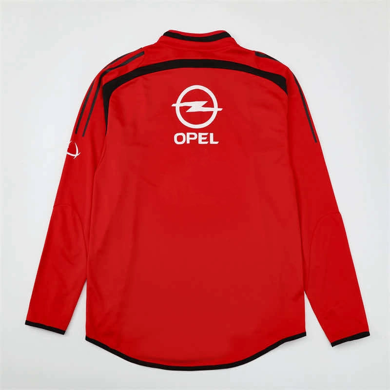 05-06 season A.C. Milan red Half pull training suit