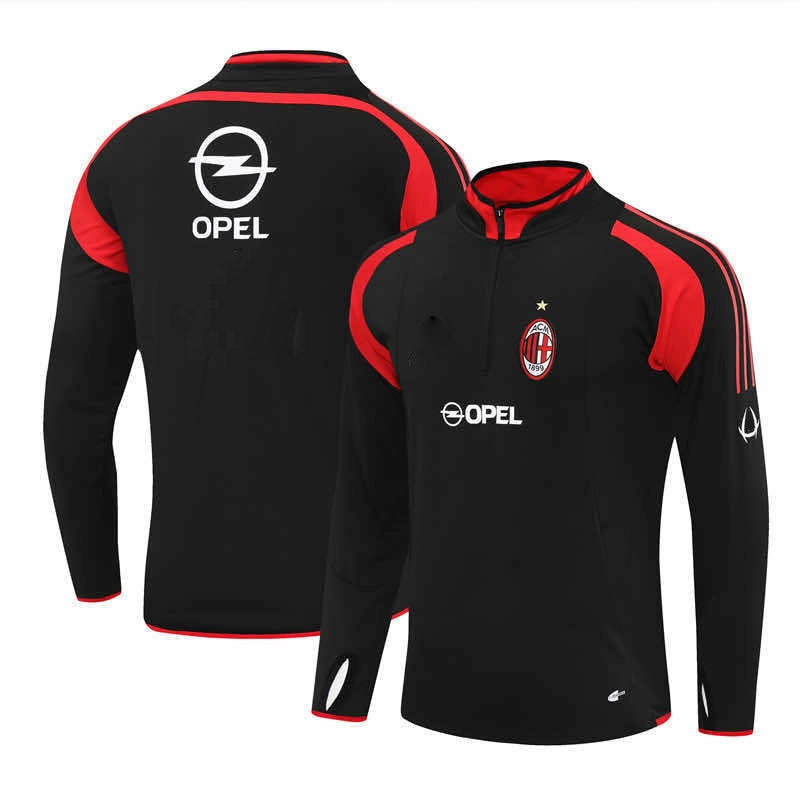 04-05 season A.C. Milan black Half pull training suit