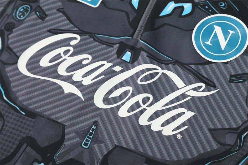 25-26 season S.S.C. Napoli Half zip training suit set