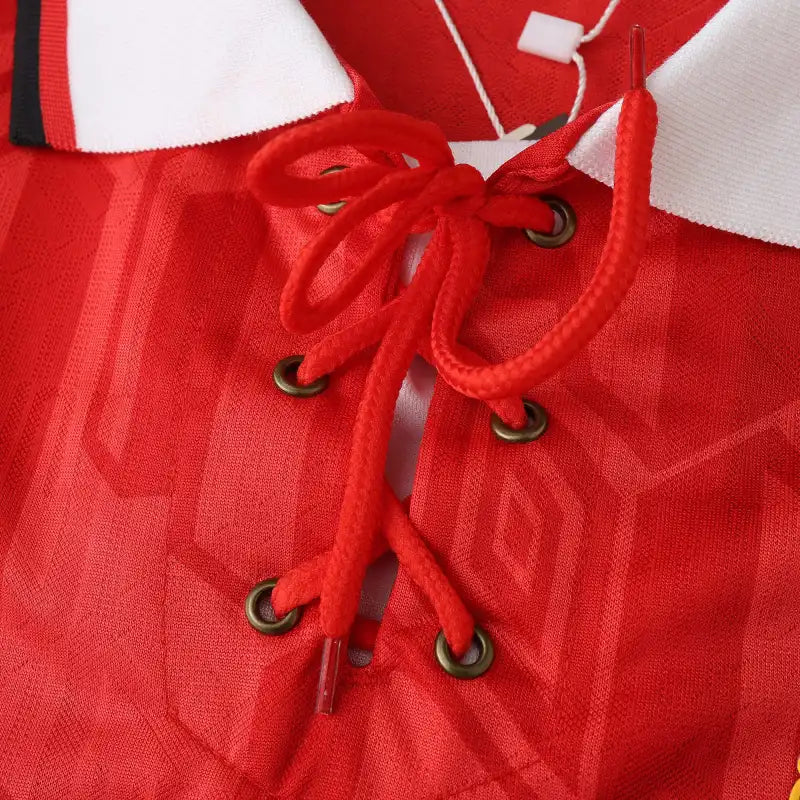 92-94 season Manchester United Home Long Sleevesd retro - Fan version