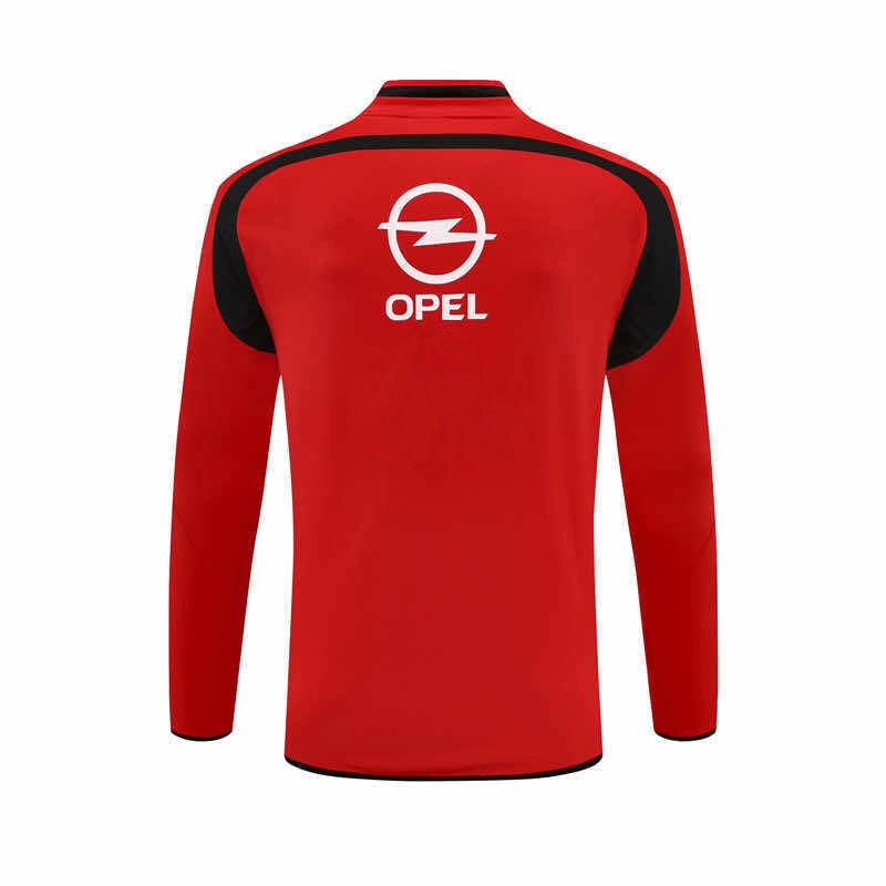 05-06 season A.C. Milan red Half pull training suit