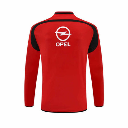 05-06 season A.C. Milan red Half pull training suit