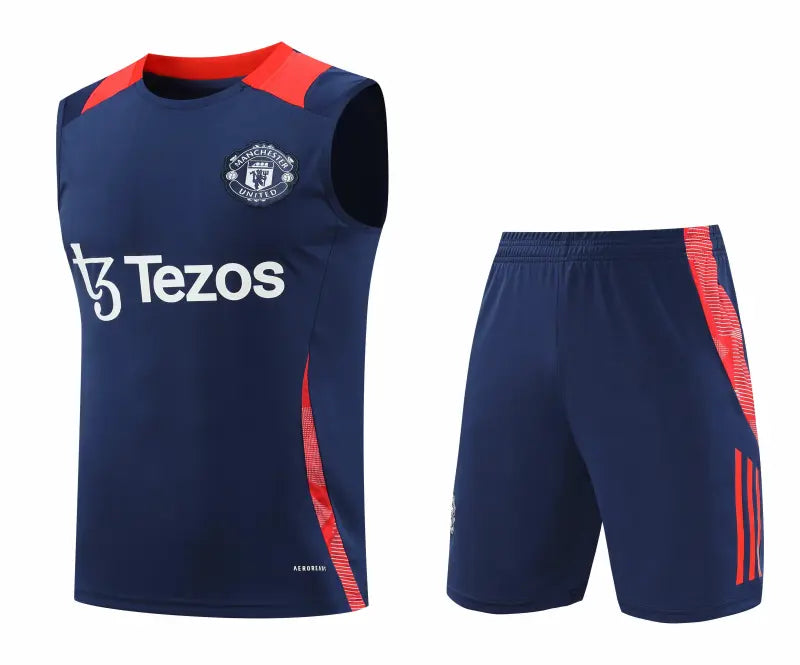 24-25 Manchester United F.C. Training clothes suit vest - Fan version