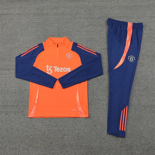 24-25 Manchester United F.C.  orange Training suit set