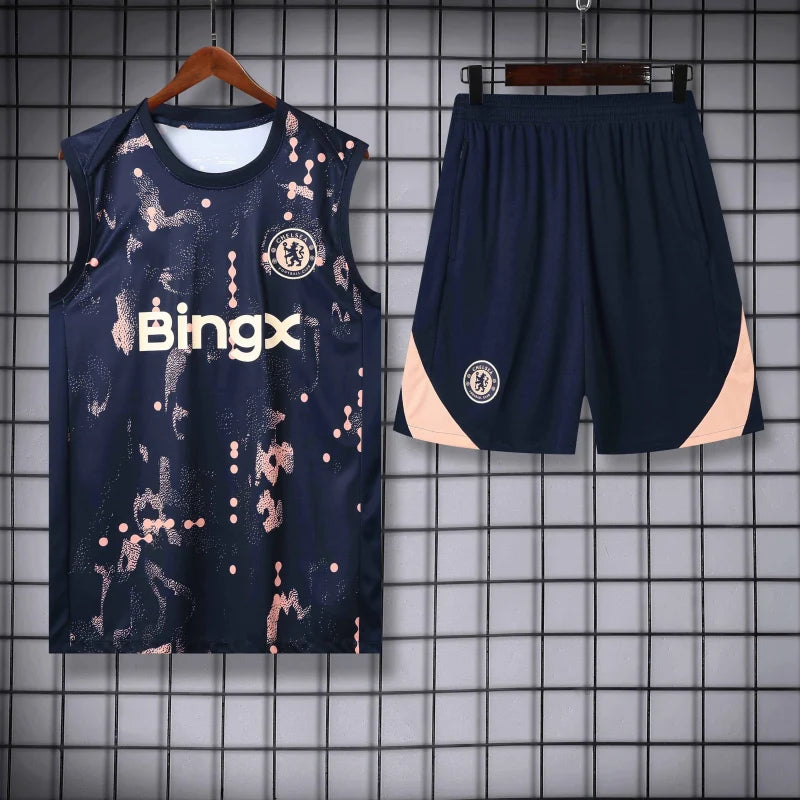 25-26 season Chelsea F.C. Training clothes suit  vest - Fan version