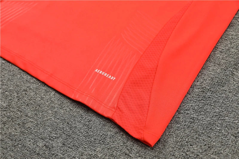 24-25 Manchester United F.C. Orange red Training suit set - Player version