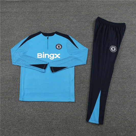 24-25 Chelsea F.C. wathet Training suit set - Player version