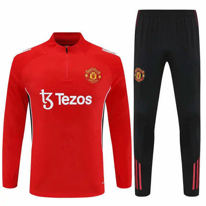25-26 season Manchester United F.C. - Half zip training suit set