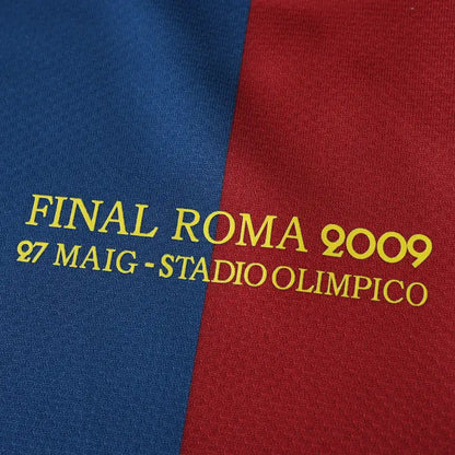08-09 season Barcelona Home Champions Legue Retrò - Fan version