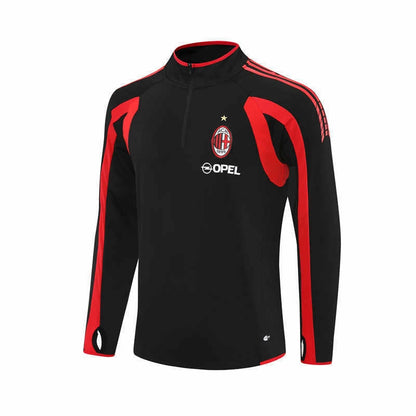 05-06 season A.C. Milan black Half pull training suit