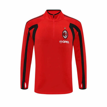 05-06 season A.C. Milan red Half pull training suit