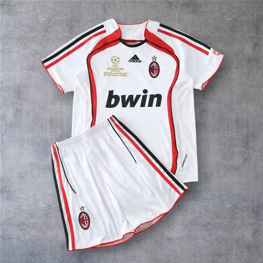 06-07 A.C. Milan away retro Kids kit