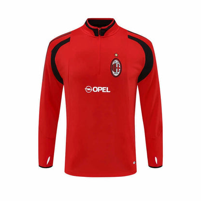 05-06 season A.C. Milan red Half pull training suit