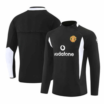 02-03 season Manchester United F.C. black Half pull training suit